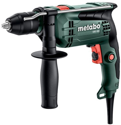 Perceuse à percussion Metabo sbe 650 | 650 watts | 10 nm | en coffret plastique - 600742500