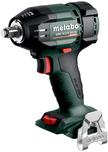 Clé à chocs sans fil Metabo SSW 18 LTX 550 BL | 18v | 550 nm | corps dans métabox 145 - 602404840