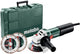 Metabo weq1400-125 | 1400w | meuleuse d'angle | avec 2 disques à tronçonner diamantés - 600347510