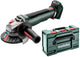 Metabo wpb 18 lt bl 11-125 meuleuse d'angle rapide corps 18v avec interrupteur à palette dans metabox 165 l - 613059840