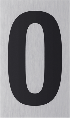 Metafranc numéro 0 aluminium - wu0507390