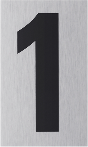 Metafranc numéro 1 aluminium - wu0507300