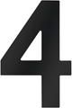 Numéro de maison Metafranc 4 120mm noir - wu0424637