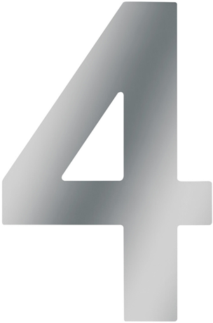 Metafranc numéro de maison 4 a2 120mm - wu0424037