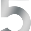 Numéro de maison Metafranc 5 a2 120mm - wu0424047
