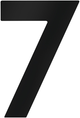 Numéro de maison Metafranc 7 120mm noir - wu0424667