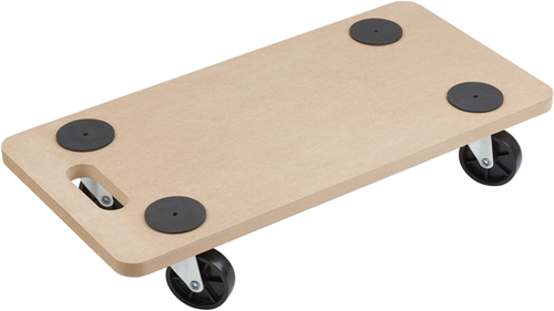 Roulette de meuble Metafranc 590x290 mdf pp 200kg - wu0820040