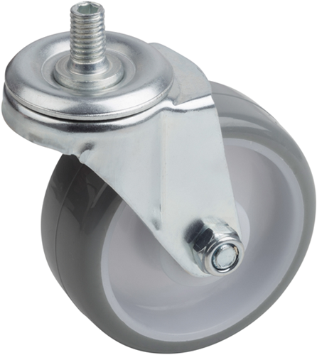 Roulette Metafranc 75mm PU + vis avec - wu0802940