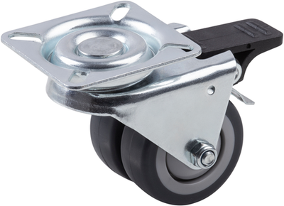 Frein de roue pivotante Metafranc 50mm souple 4pcs dub. w-wu0804660