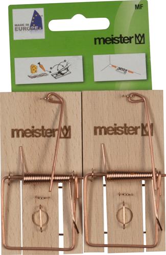 Piège à souris Connex en bois (2pcs) - mf