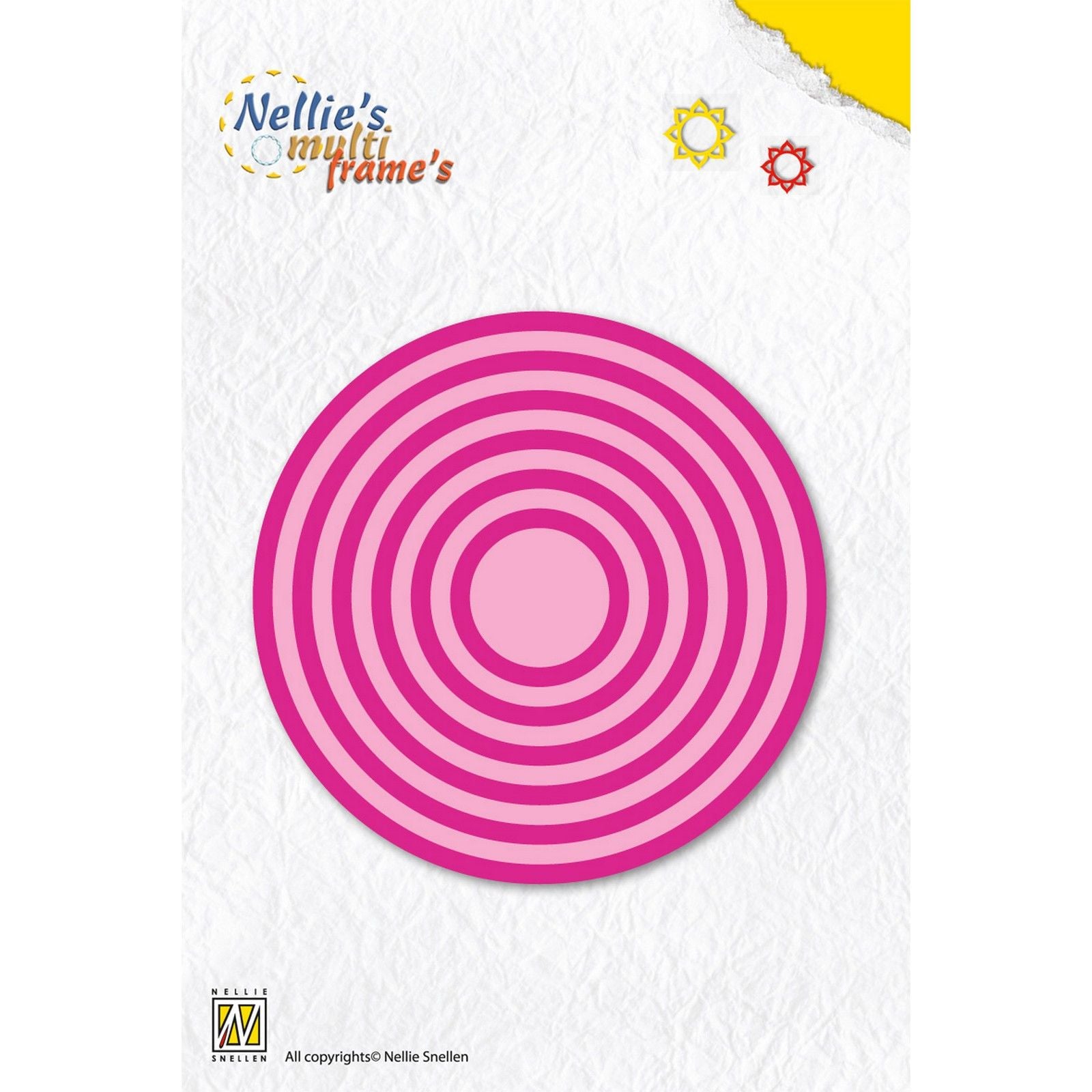 Le choix de Nellie • Cercle de matrices multi-cadres 12 pièces.