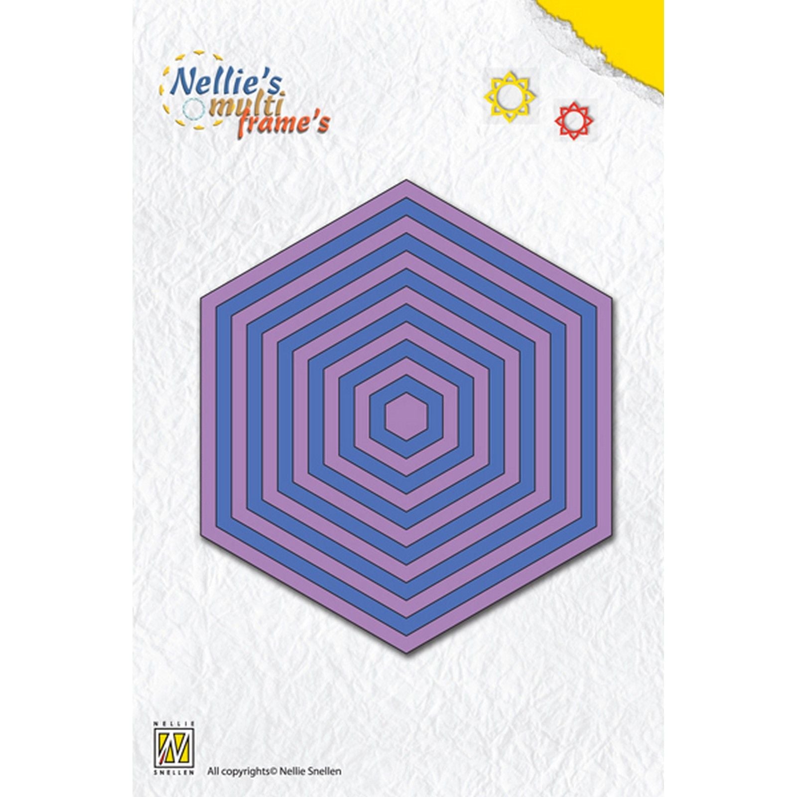 Le choix de Nellie • Matrices multi-cadres hexagone 13pcs.