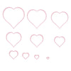 Le choix de Nellie • Matrices multi-cadres coeur 10pcs.