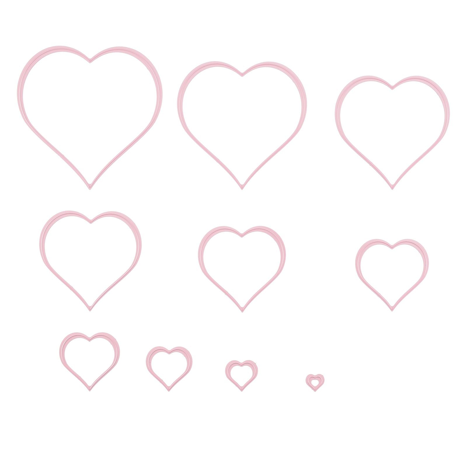 Le choix de Nellie • Matrices multi-cadres coeur 10pcs.