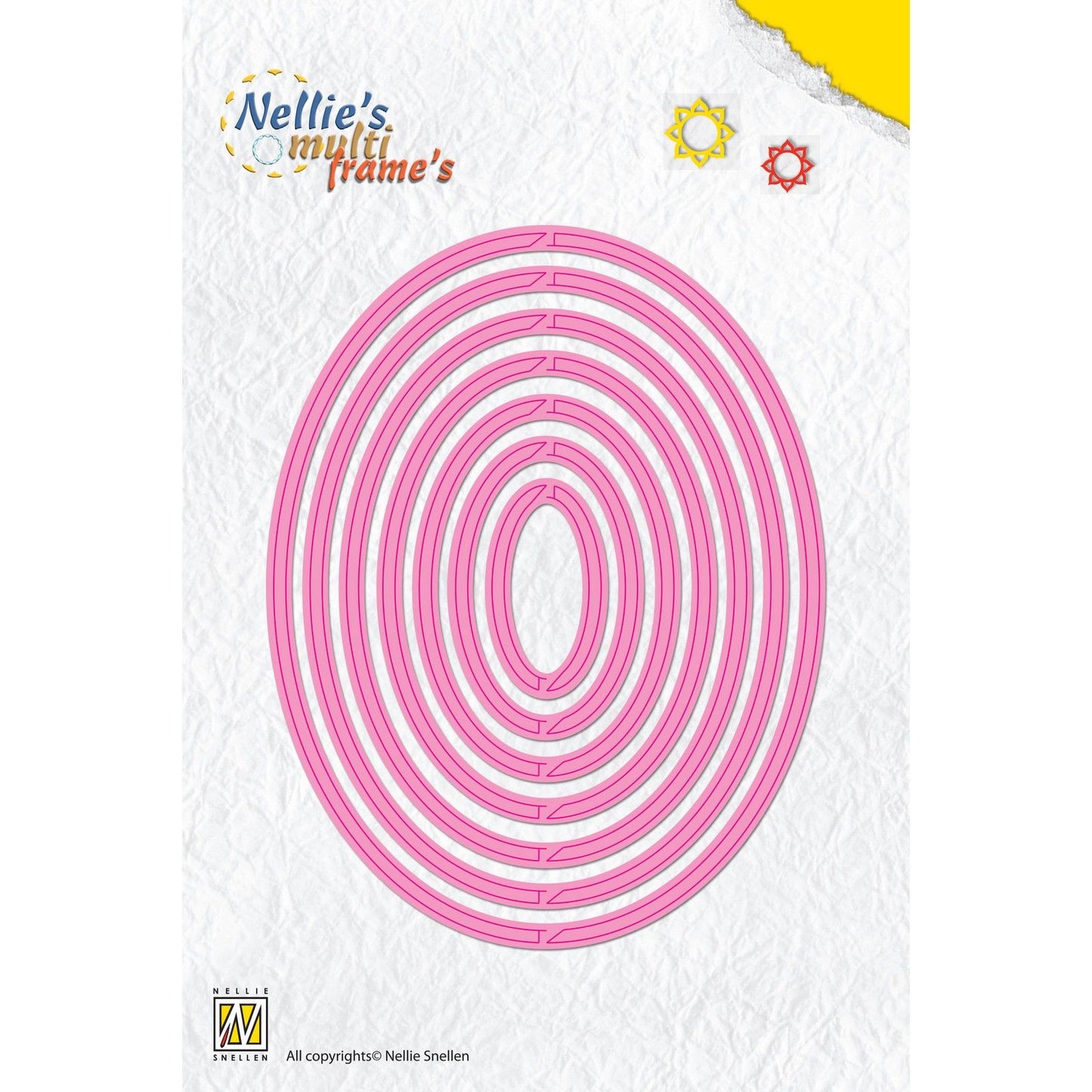 Le choix de Nellie • Matrices multi-cadres ovales rotatives 7pcs.