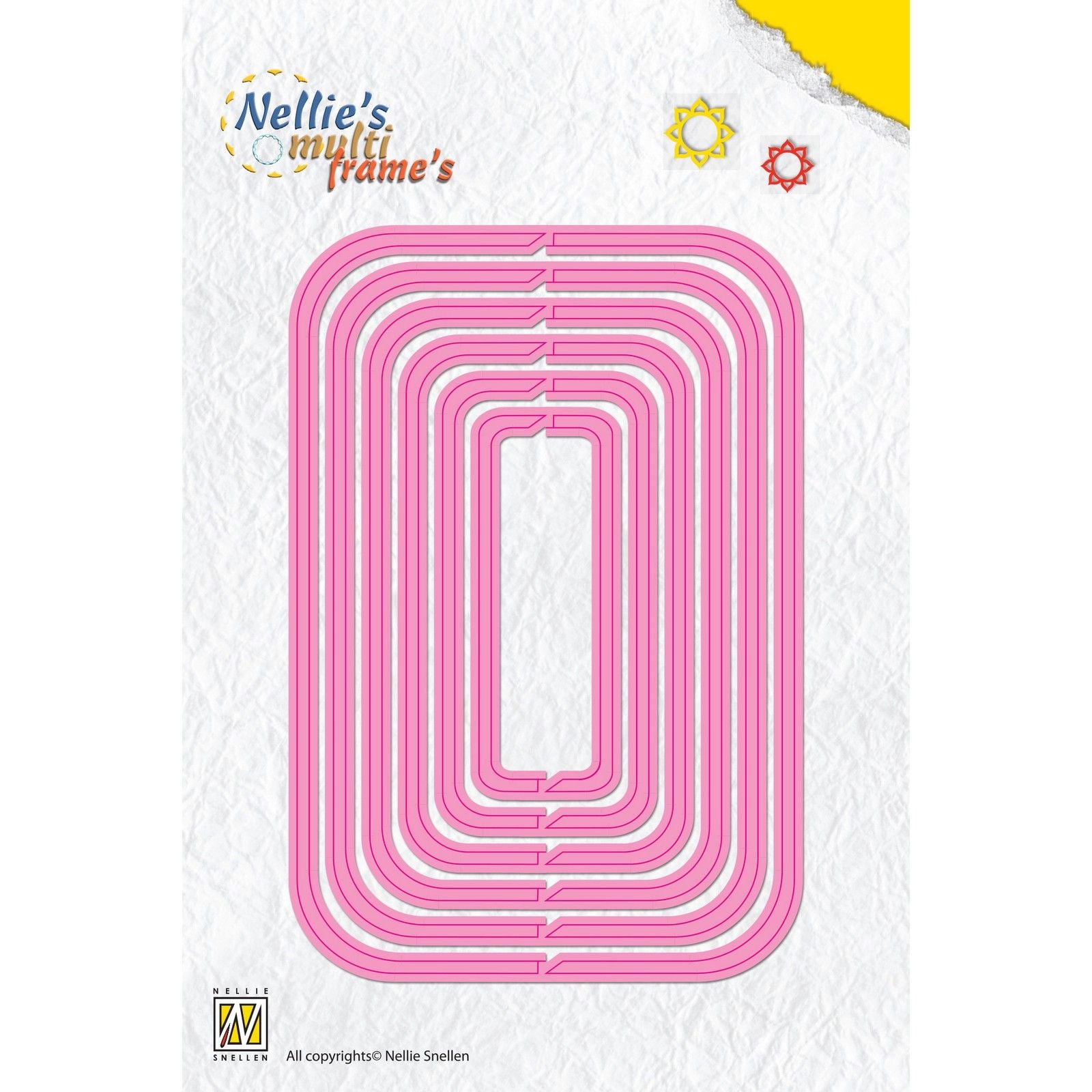 Le choix de Nellie • Matrices multi-cadres rectangle rotatif 6pcs.