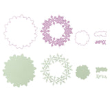 Le choix de Nellie • matrices multi-cadres Couronne de Noël 2 pcs. - afbeelding 2