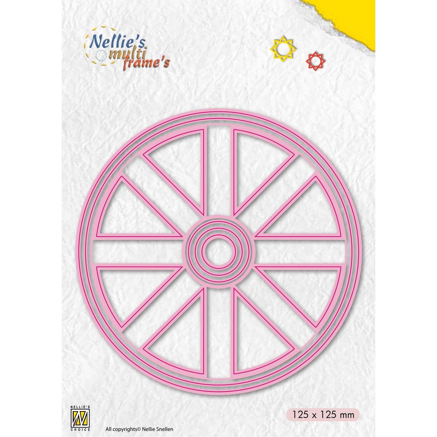 Le choix de Nellie • Matrices multi-cadres roue kaléidoscope 6 pcs.