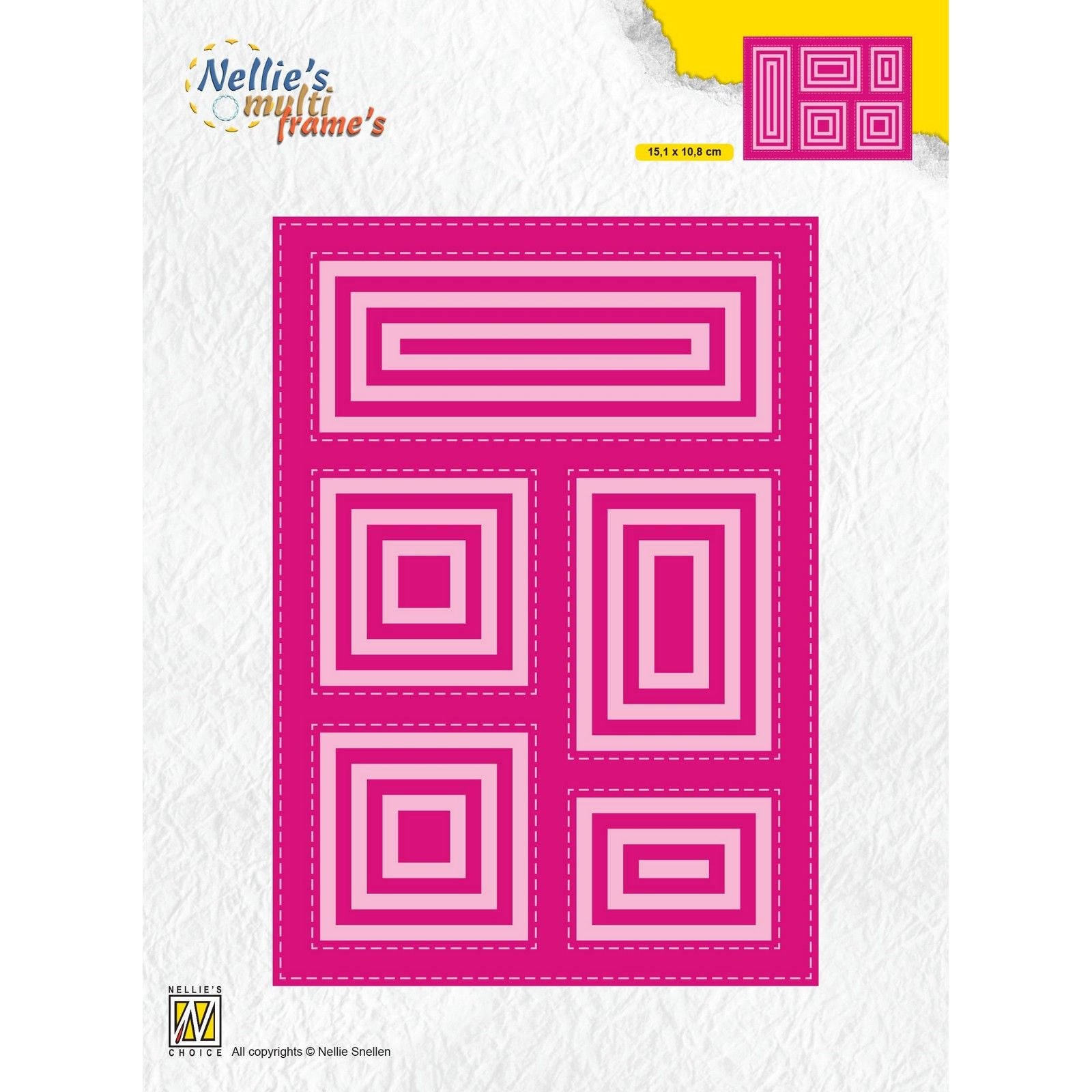 Le choix de Nellie • Matrices multi-cadres rectangle 30pcs.