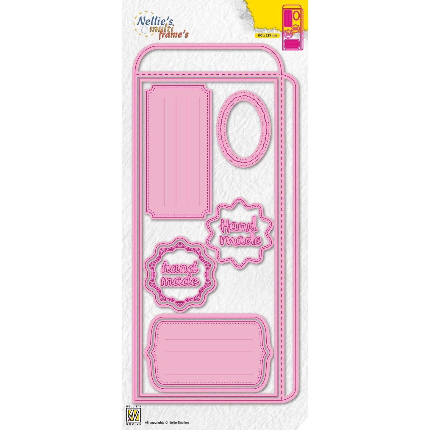 Le choix de Nellie • Enveloppe de découpe multi-cadres 11 pièces.