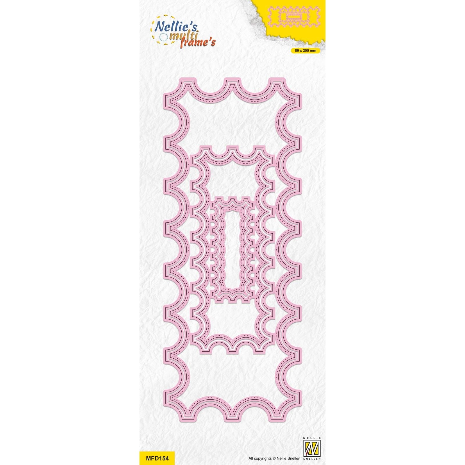 Le choix de Nellie • Matrices multi-cadres rectangle 6pcs.