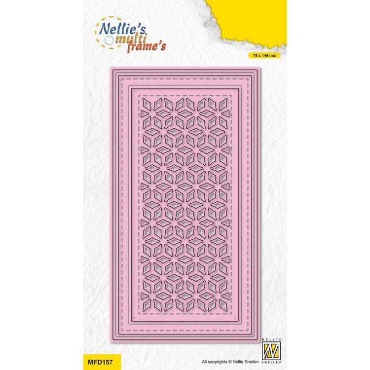 Le choix de Nellie • Matrices multi-cadres poinsettia rectangle 3pcs.