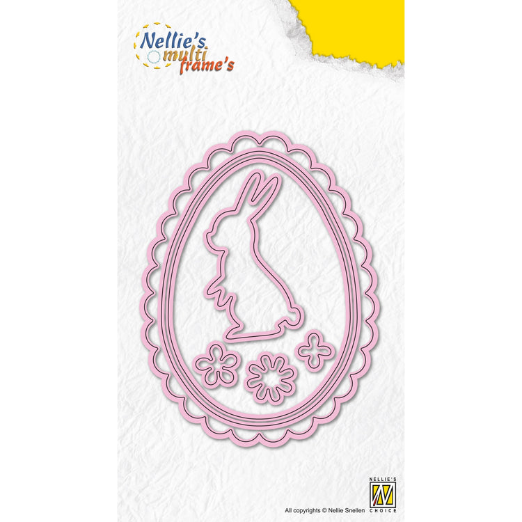 Le choix de Nellie • matrices en forme de lapin de Pâques 7pcs.