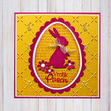 Le choix de Nellie • matrices en forme de lapin de Pâques 7pcs.