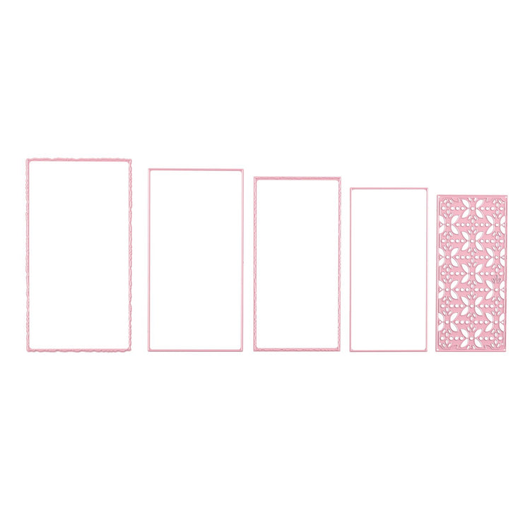 Le choix de Nellie • Matrices multi-cadres étoiles rectangle 5pcs.