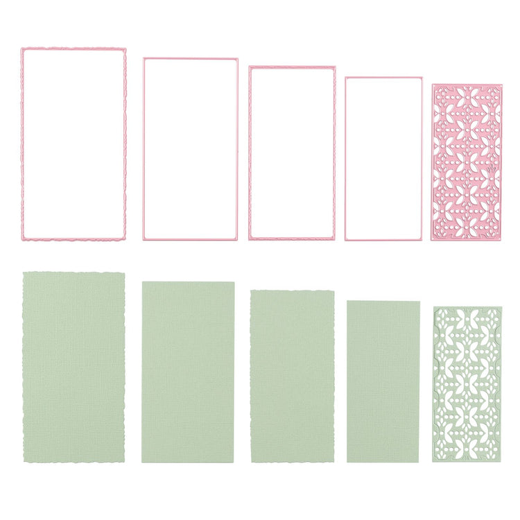 Le choix de Nellie • Matrices multi-cadres étoiles rectangle 5pcs.