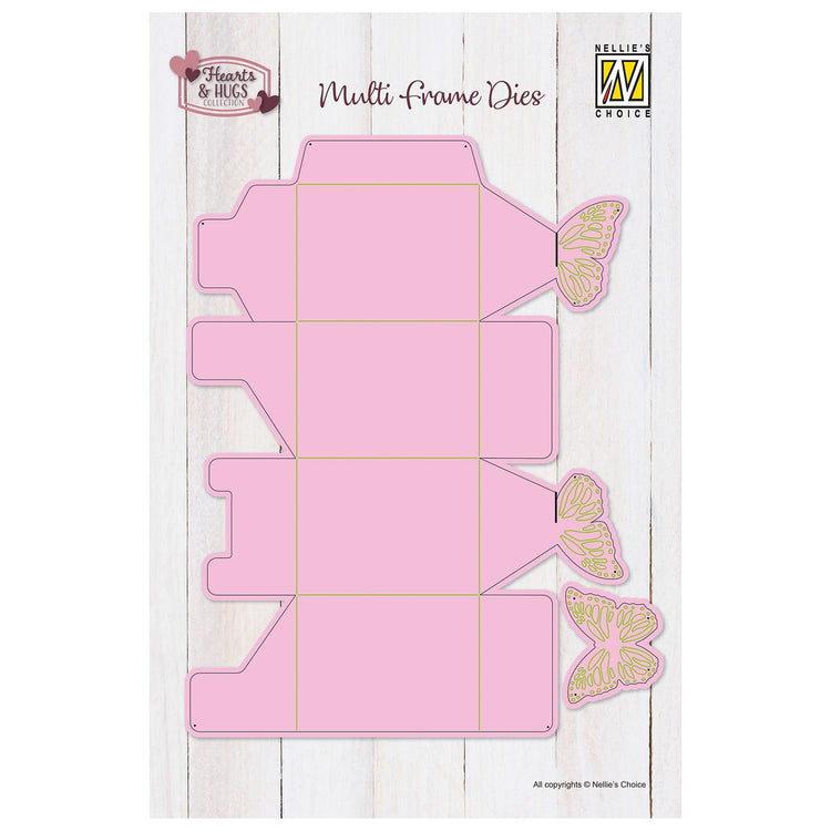 Le choix de Nellie • matrices multi-cadres boîte papillon 2 pcs.