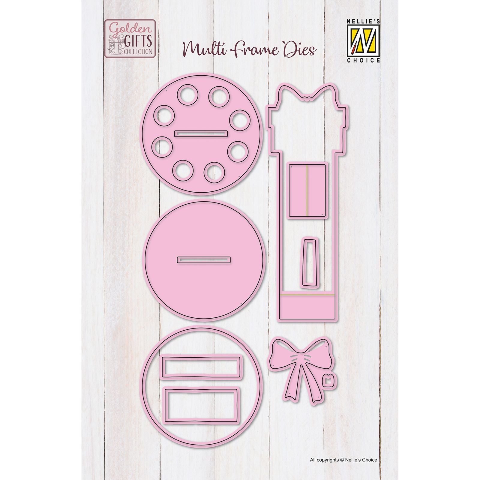 Le choix de Nellie • Matrices multi-cadres pour gâteau d'argent, 12 pièces.
