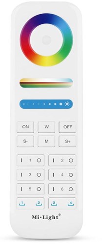 Télécommande Mi-light rgb-cct 2.4g 8 zones led0201