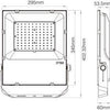 Mi-light rgb-cct projecteur led ip65 100w led0252