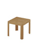 Grosfillex table d'appoint de jardin miami 40x40cm camel