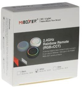 Télécommande Miboxer rgb-cct 2,4g 1 zone ronde blanche - led0205