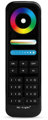 Télécommande Miboxer rgb-cct 2,4g 8 zones noir - led0231 - afbeelding 1