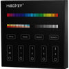 Miboxer rgb-cct interrupteur en saillie sans fil 2,4g 4 zones noir - led0232