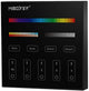 Miboxer rgb-cct interrupteur en saillie sans fil 2,4g 4 zones noir - led0232