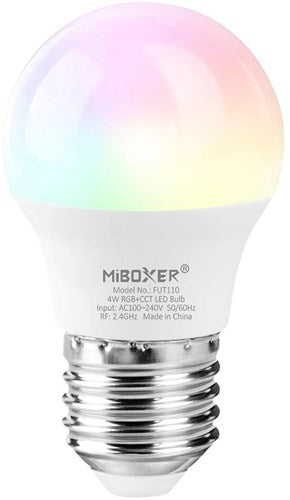 Miboxer rgb-cct led e27 balle 4w rf 2.4g - led0216