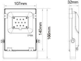 Spot led Miboxer rgb-cct ip65 10w - led0247