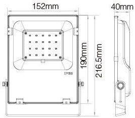 Spot led Miboxer rgb-cct ip65 20w - led0248