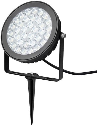 Miboxer spot de jardin led rgb-cct ip65 25w rond noir - led0258