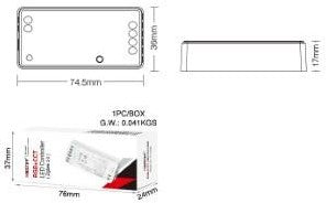 Contrôleur Miboxer zigbee rgb-cct pour bandes LED - led0274