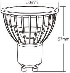 Miboxer zigbee rgb-cct led gu10 4w - led0275