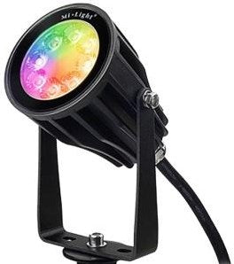 Miboxer zigbee spot de jardin led rgb-cct ip65 6w rond noir - led0280