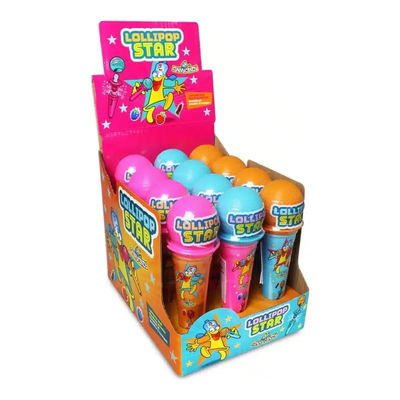 Micro bonbon rigolo avec sucette (12x 35gr)