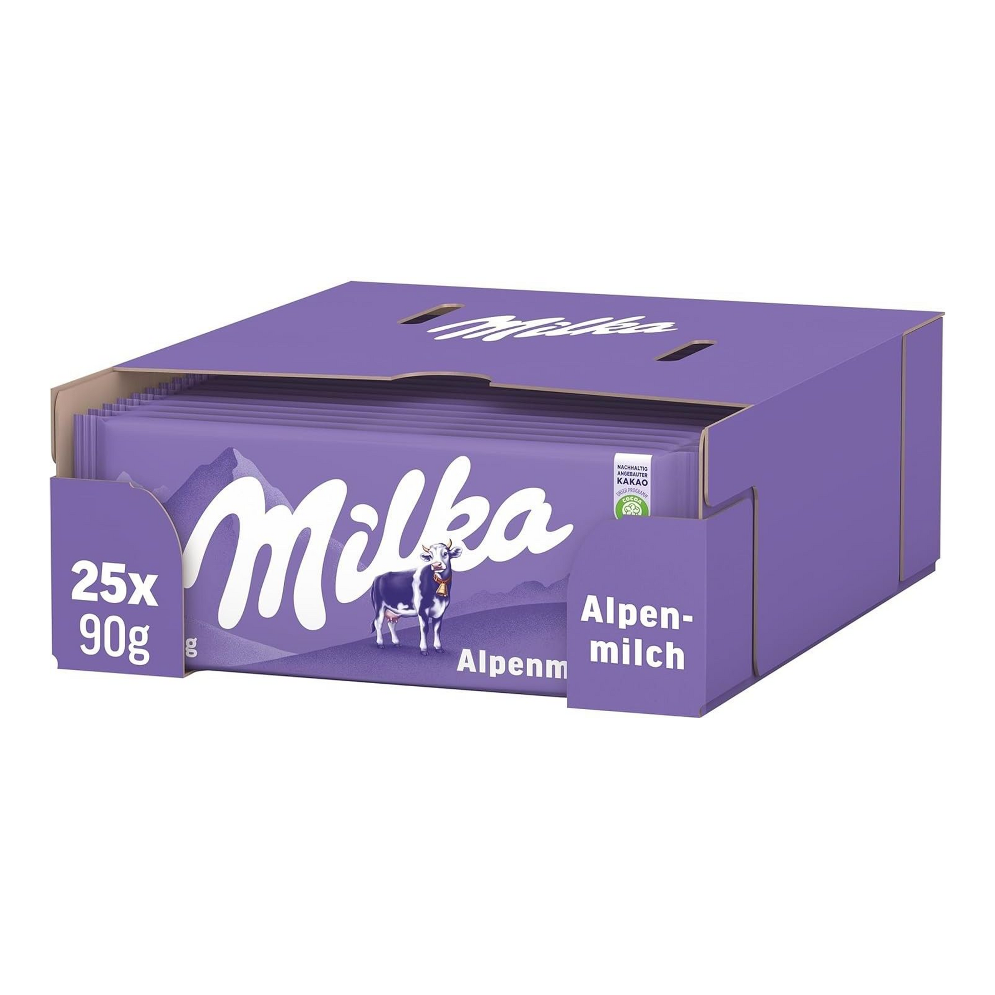 Milka pack flux de lait alpin (25x 90gr)