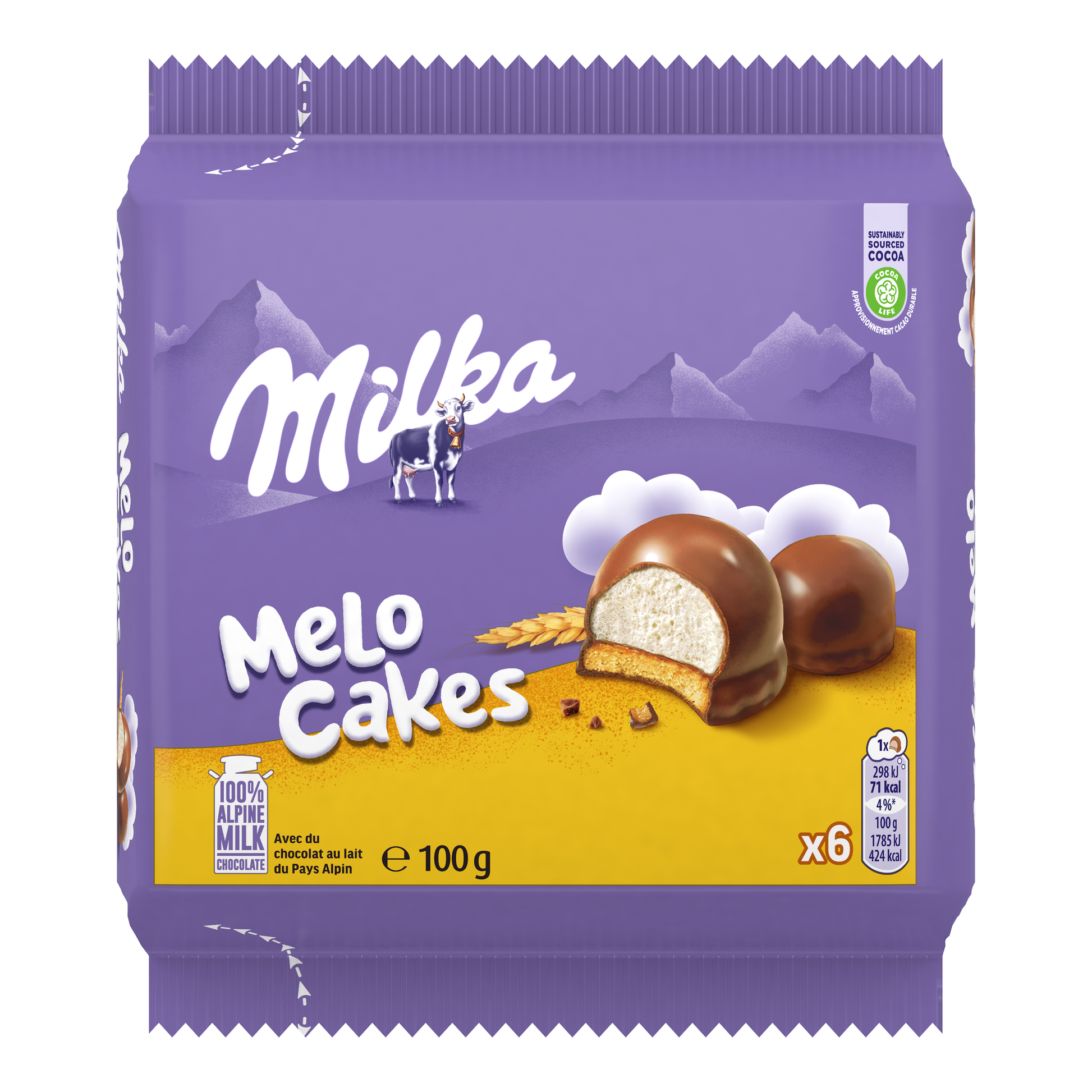 Gâteaux Milka Melo (12x 100gr)