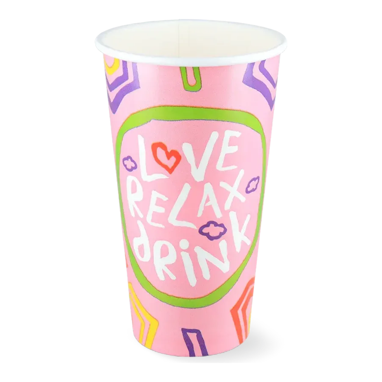 Gobelet à milkshake carton 90mm (25x 500cc)
